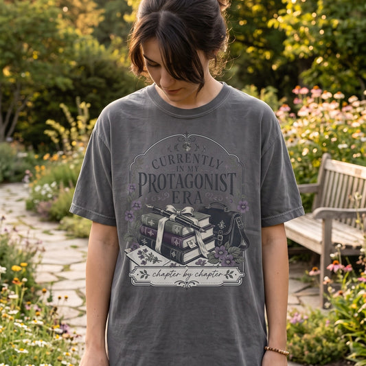 Currently in My Protagonist Era — Poetcore Tee