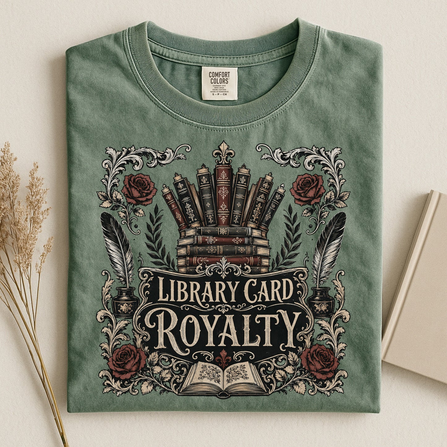 Library Card Royalty — Library Lover Tee