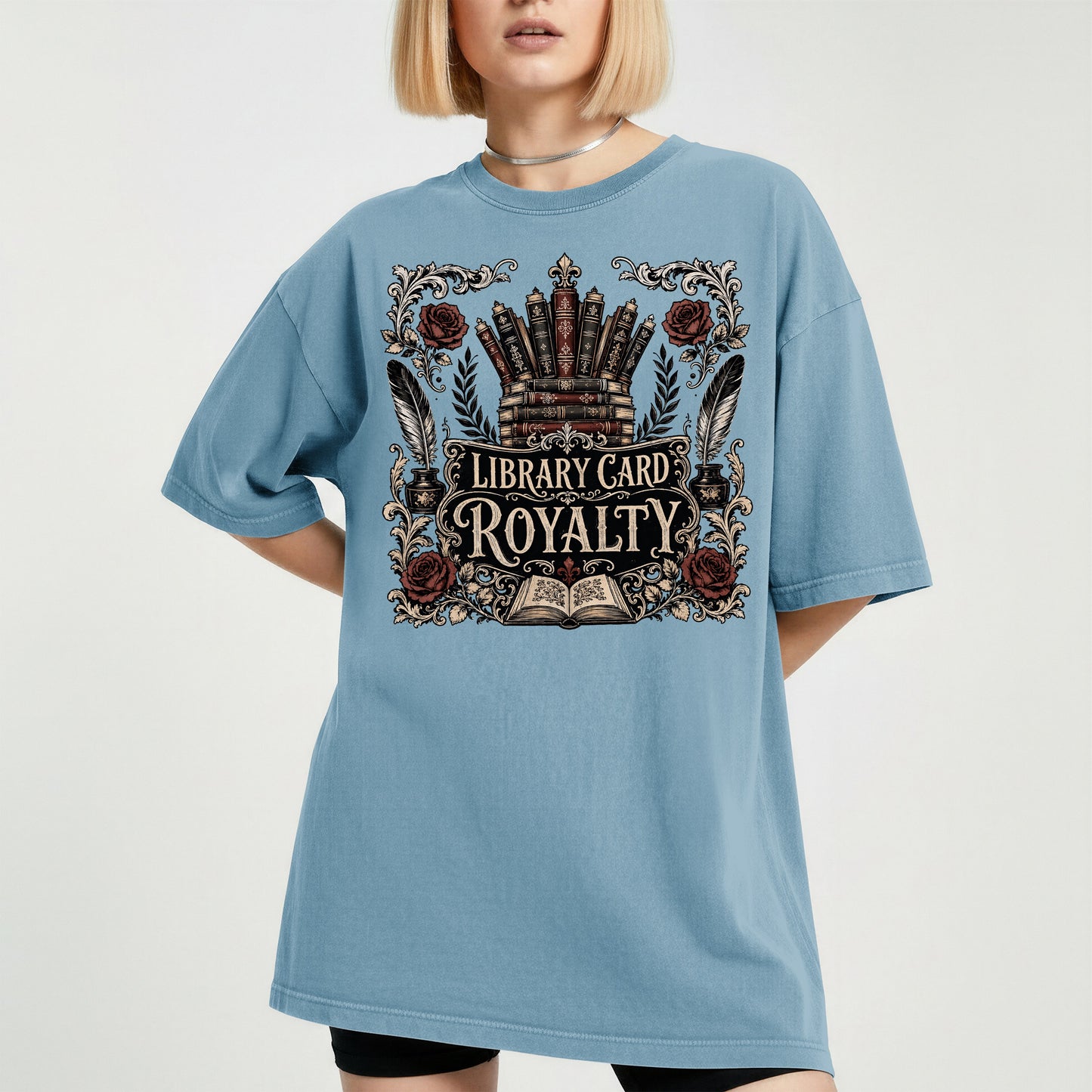 Library Card Royalty — Library Lover Tee