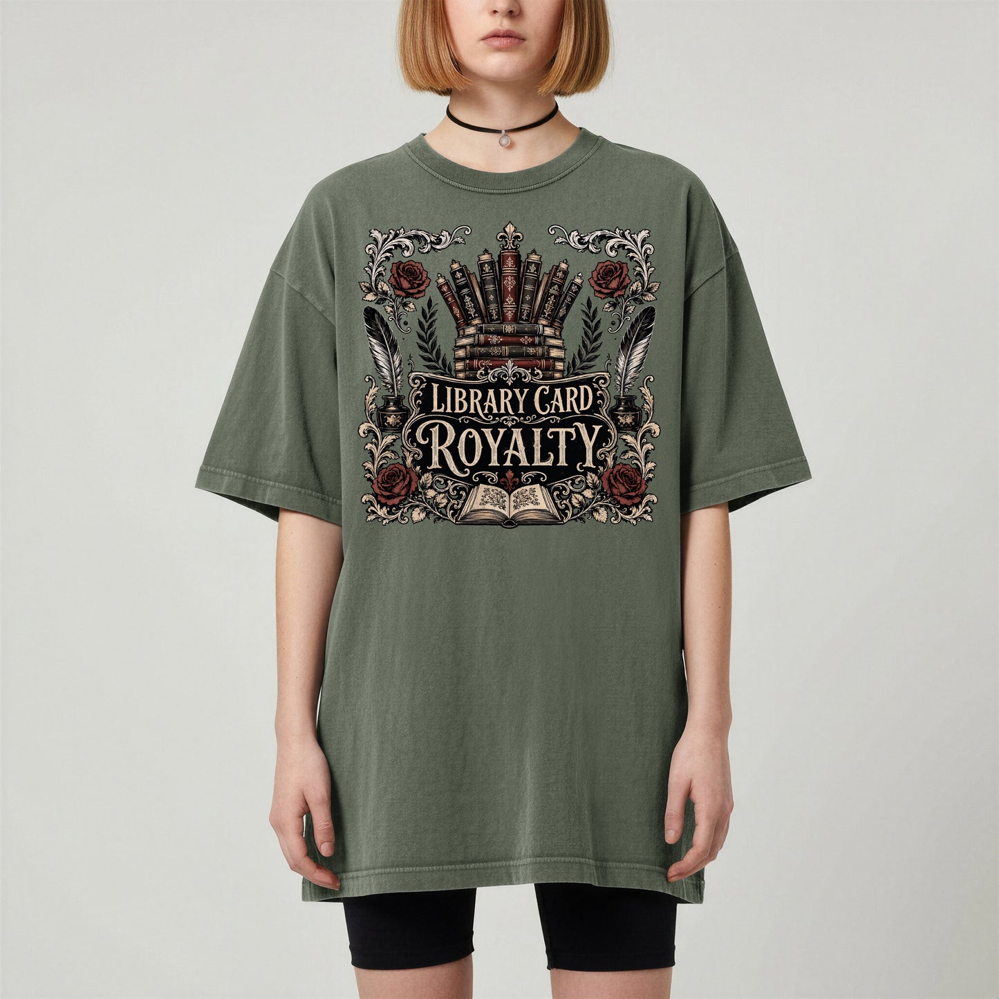 Library Card Royalty — Library Lover Tee