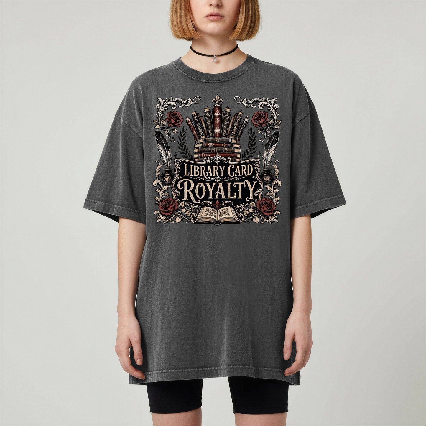 Library Card Royalty — Library Lover Tee