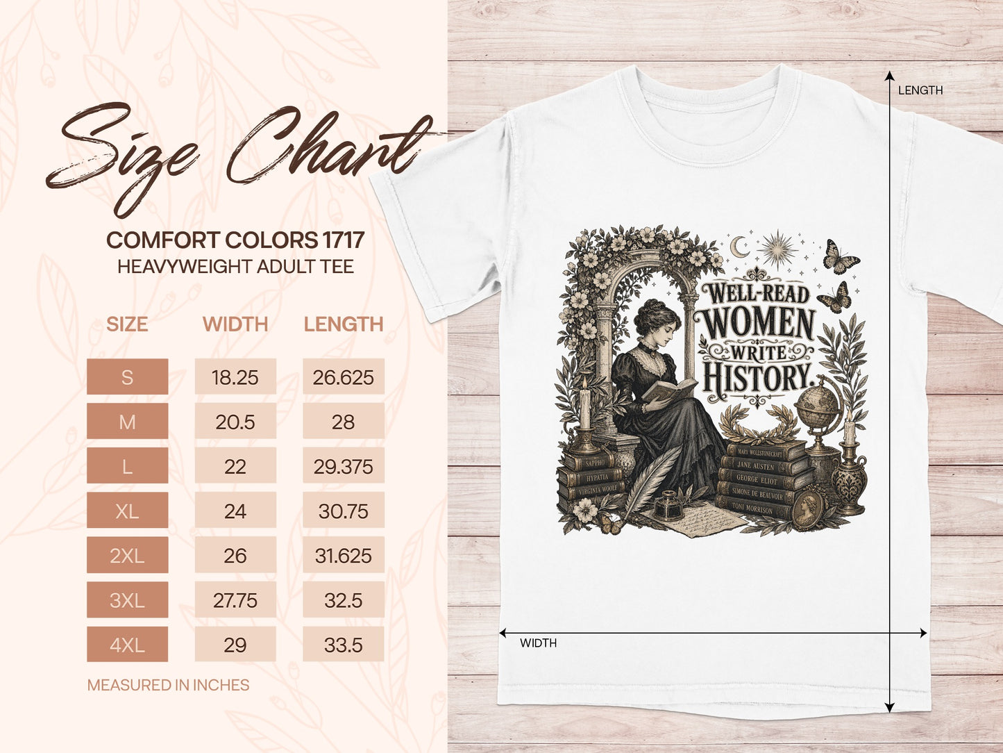 Well-Read Women Write History — Literary Feminist Tee