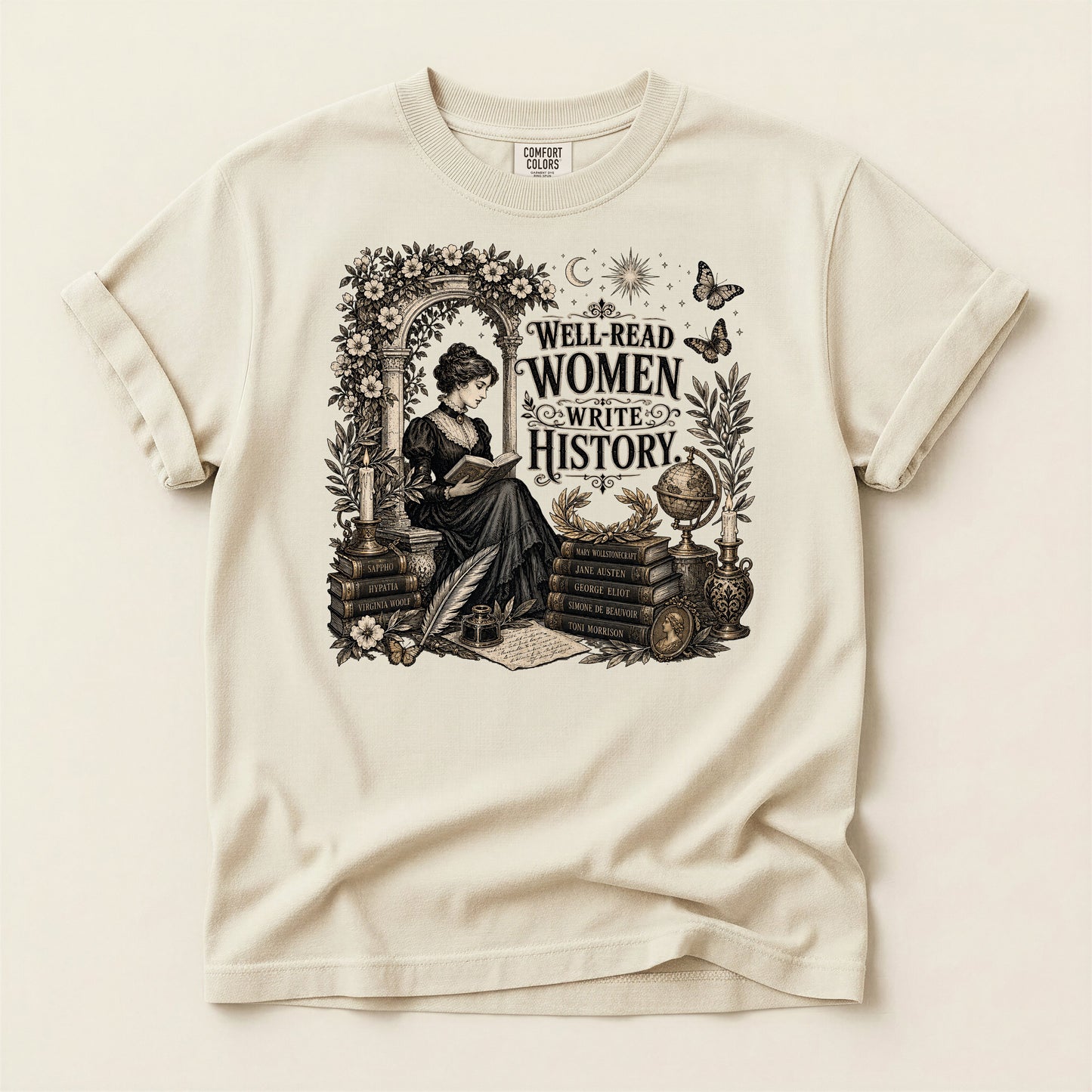 Well-Read Women Write History — Literary Feminist Tee