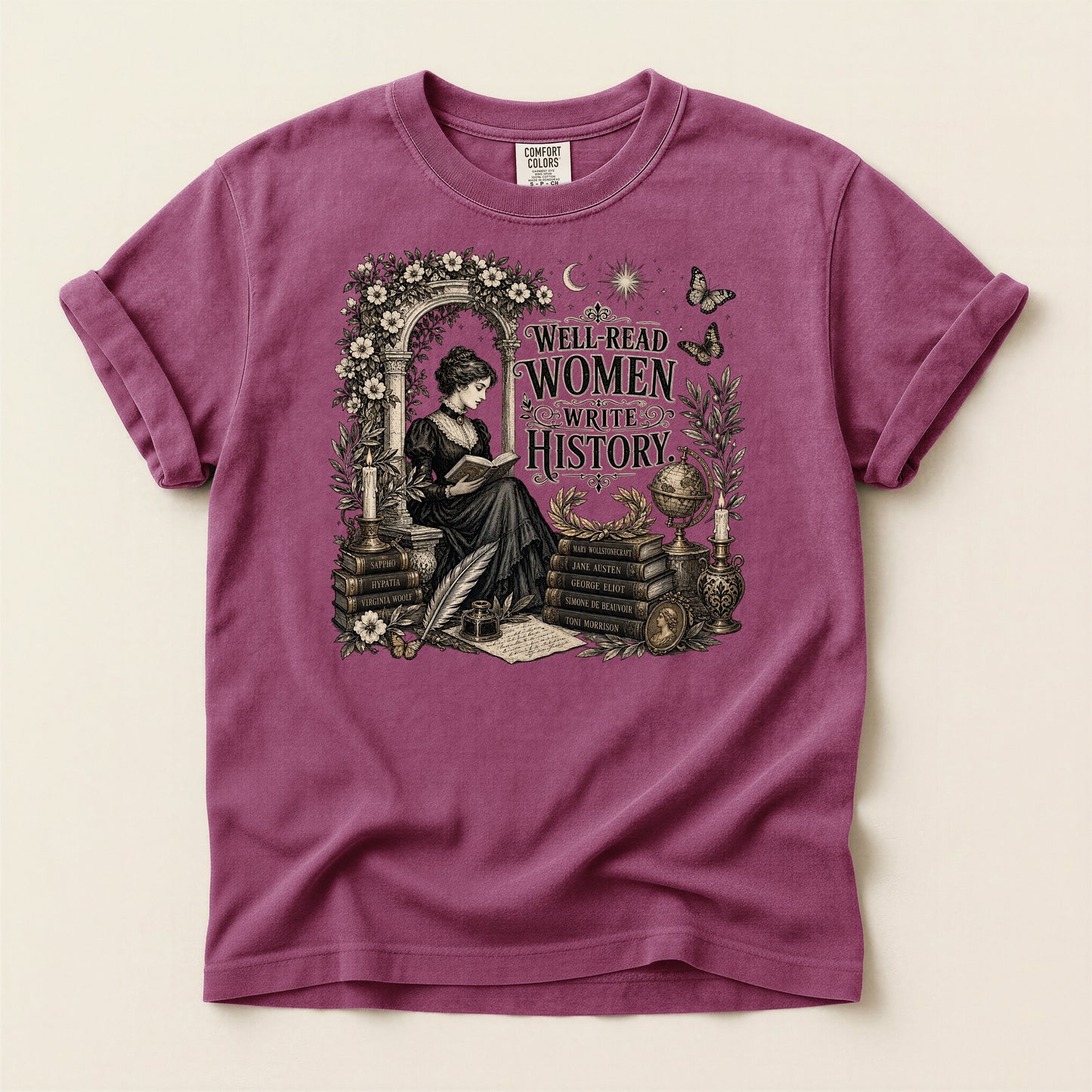 Well-Read Women Write History — Literary Feminist Tee
