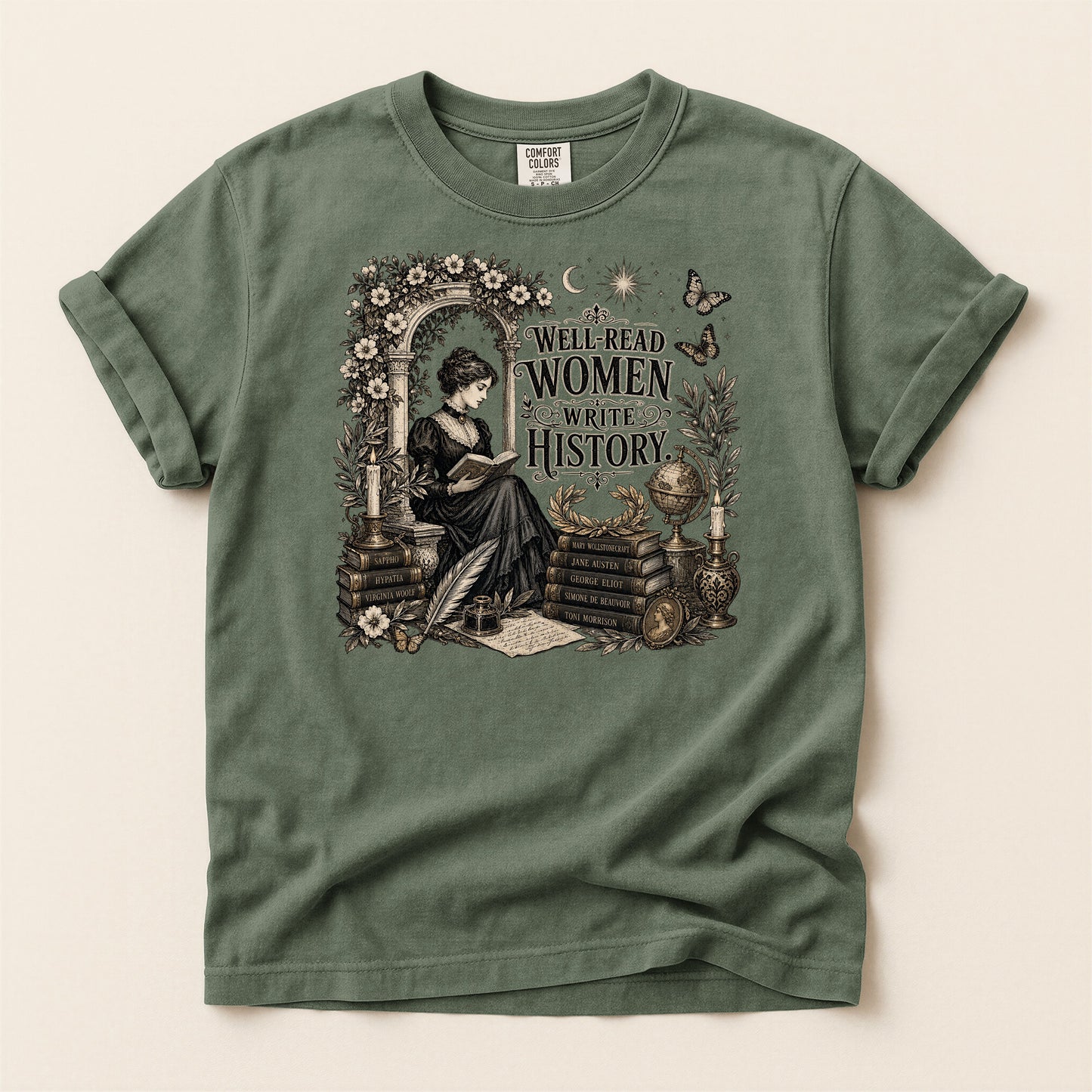 Well-Read Women Write History — Literary Feminist Tee