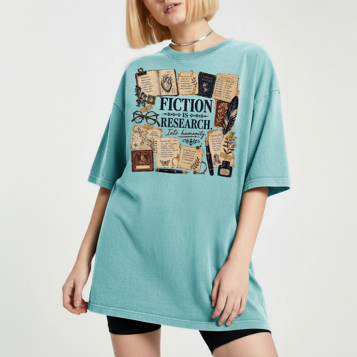 Fiction Is Research — Writer & Reader Tee