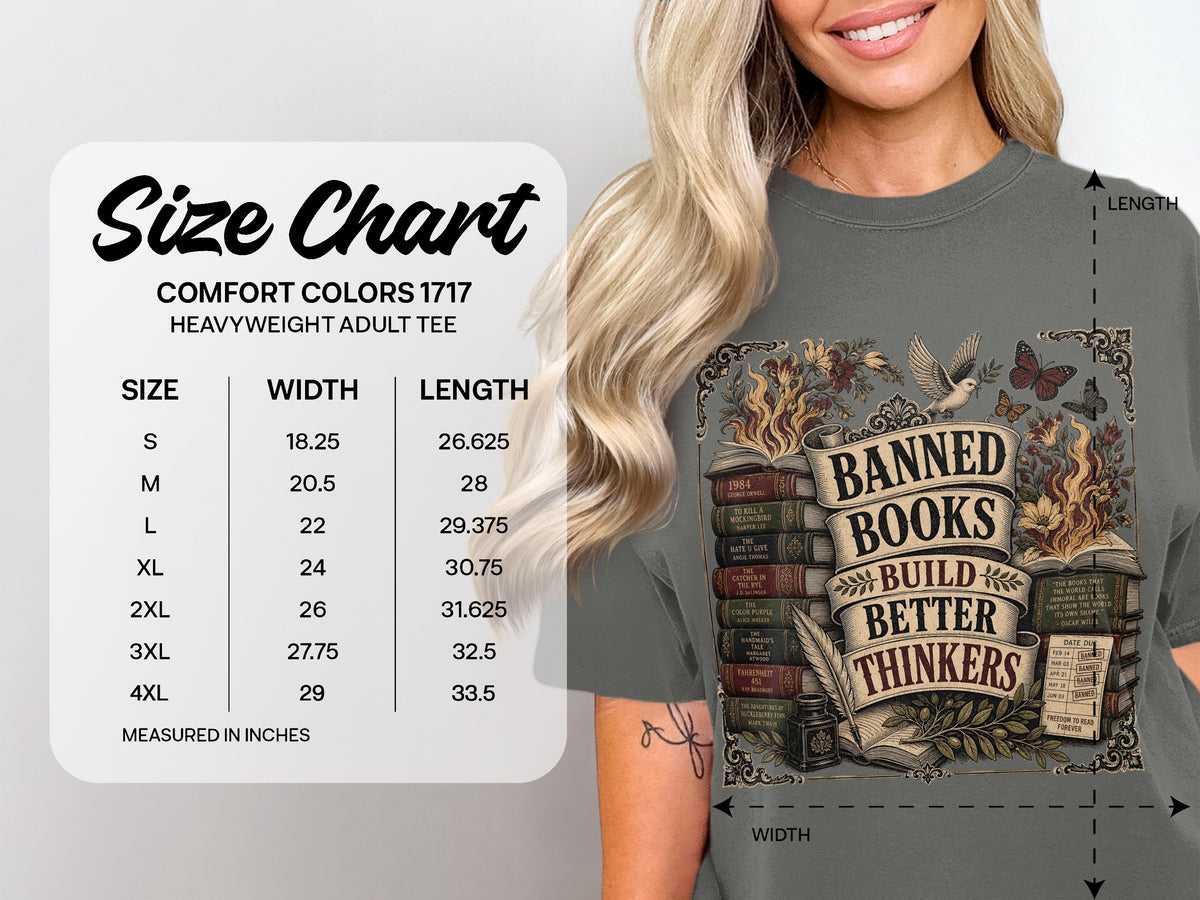 Banned Books Build Better Thinkers — Freedom to Read Tee