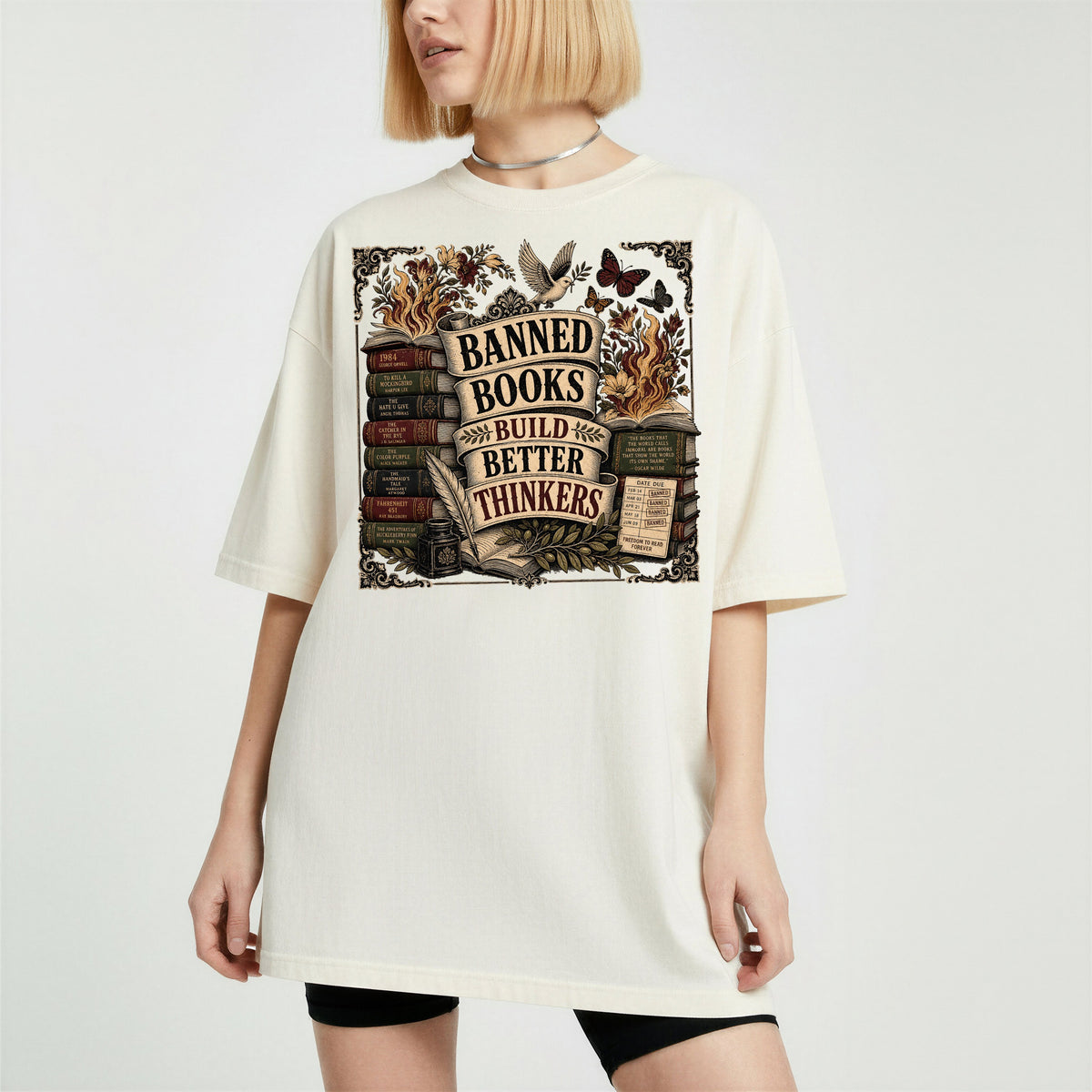 Banned Books Build Better Thinkers — Freedom to Read Tee