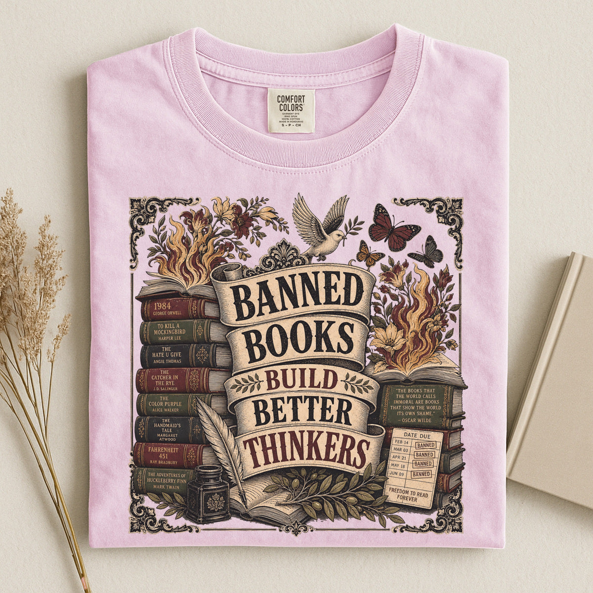 Banned Books Build Better Thinkers — Freedom to Read Tee