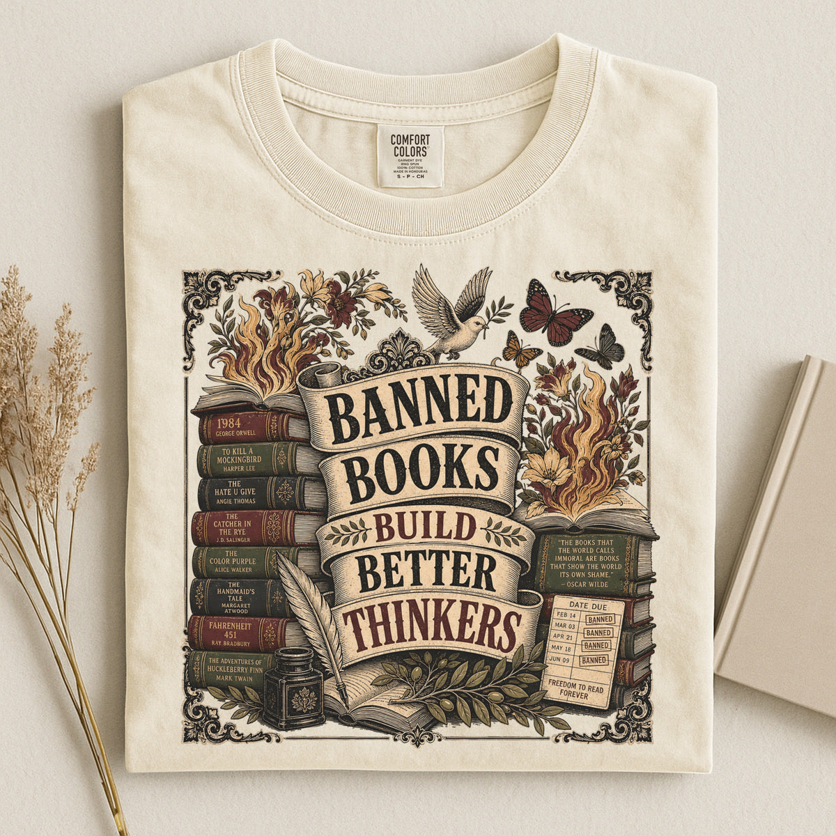 Banned Books Build Better Thinkers — Freedom to Read Tee