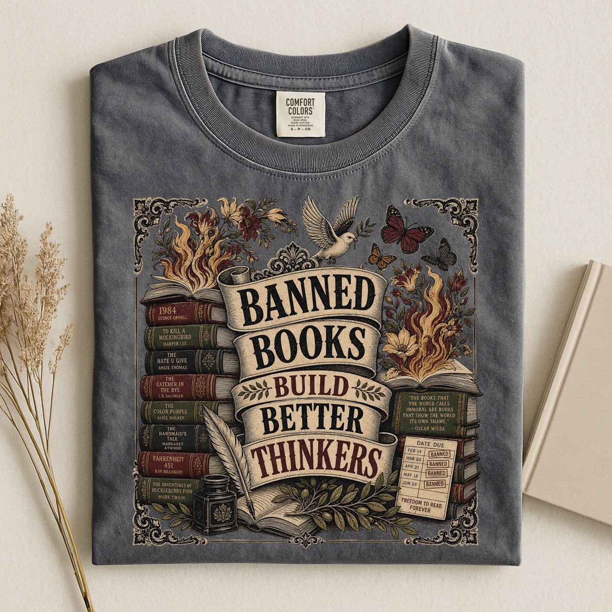 Banned Books Build Better Thinkers — Freedom to Read Tee