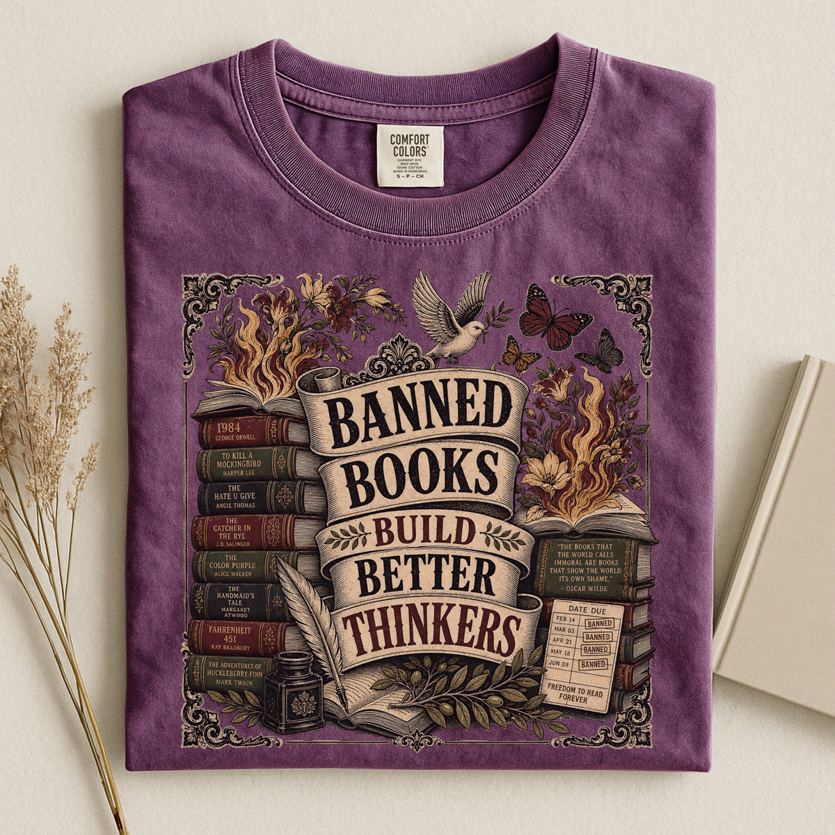 Banned Books Build Better Thinkers — Freedom to Read Tee