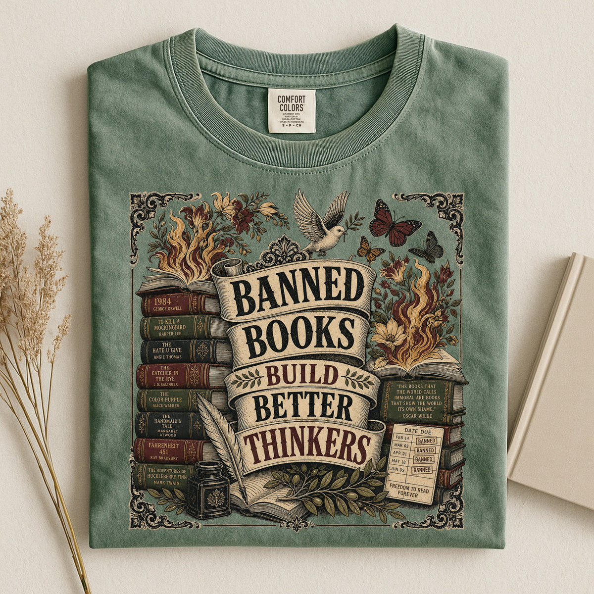 Banned Books Build Better Thinkers — Freedom to Read Tee