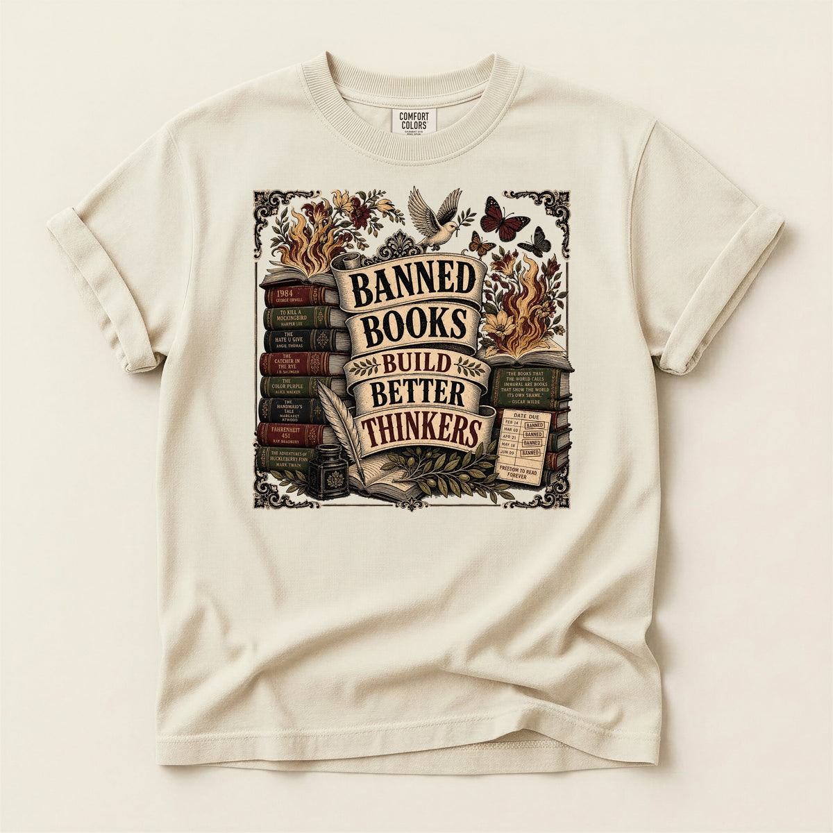 Banned Books Build Better Thinkers — Freedom to Read Tee