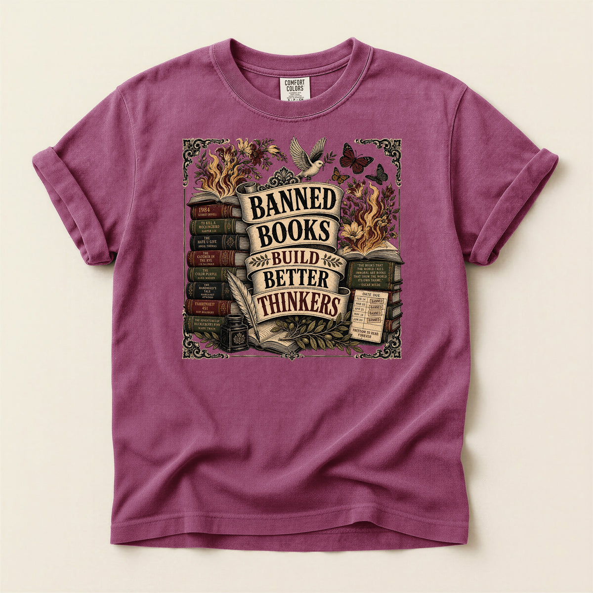 Banned Books Build Better Thinkers — Freedom to Read Tee
