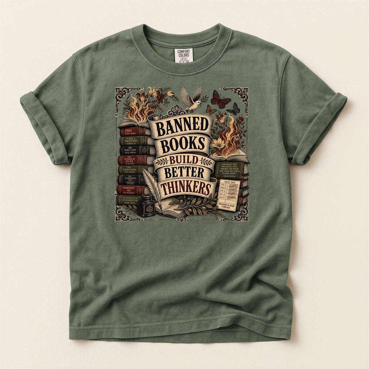 Banned Books Build Better Thinkers — Freedom to Read Tee