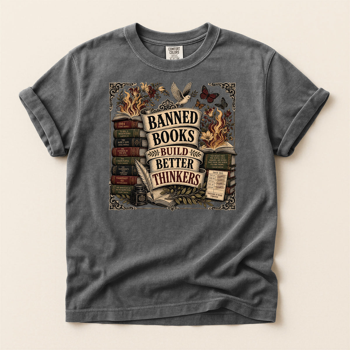 Banned Books Build Better Thinkers — Freedom to Read Tee