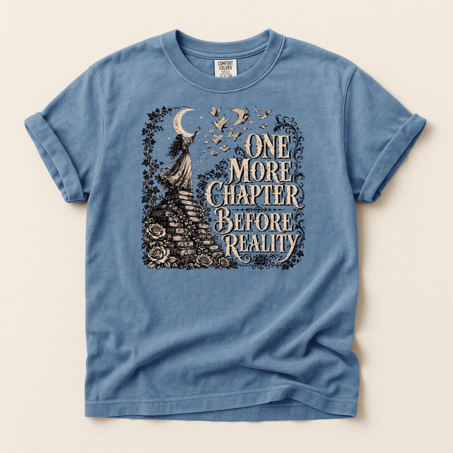 One More Chapter Before Reality — Dark Academia Tee