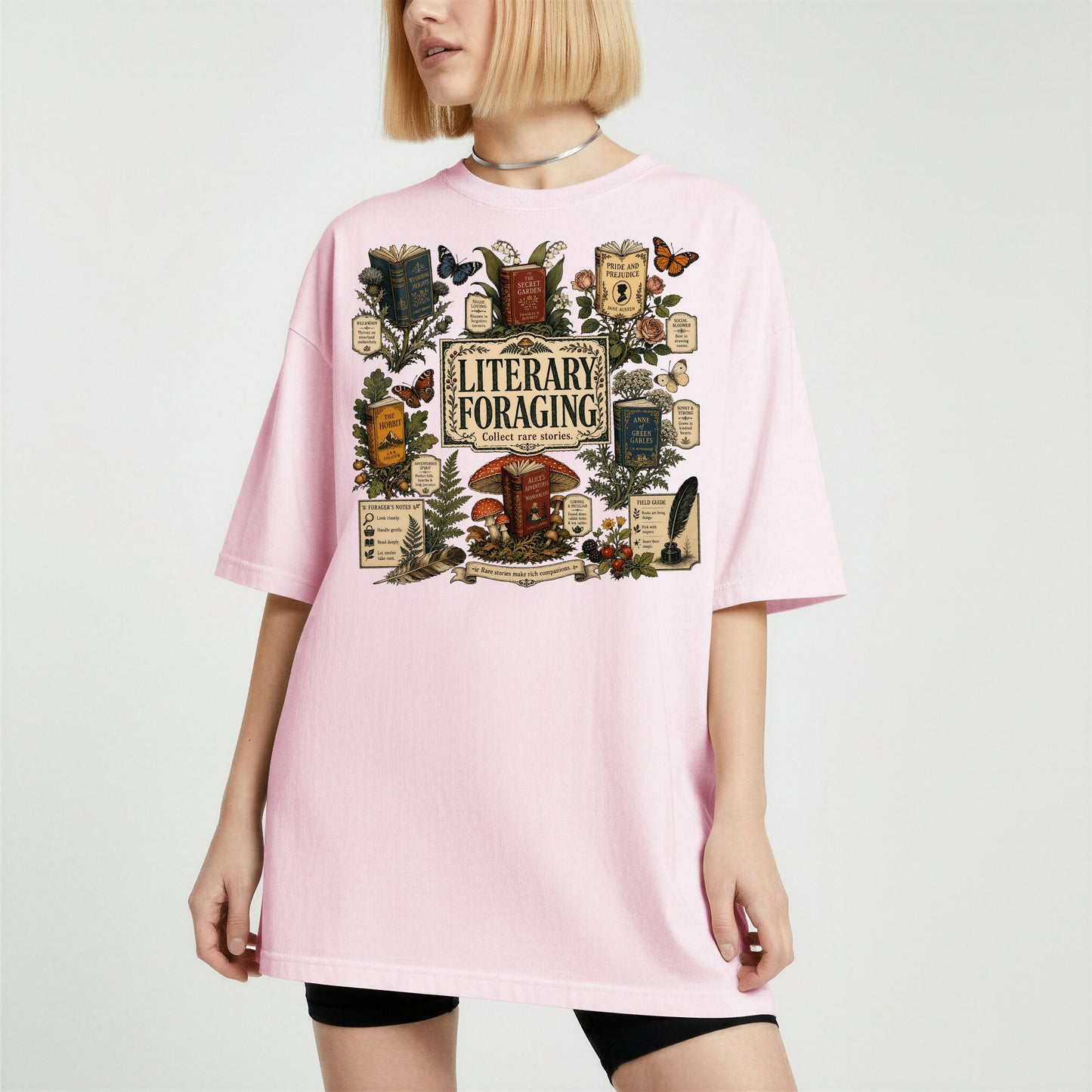 Literary Foraging — Classic Literature Tee