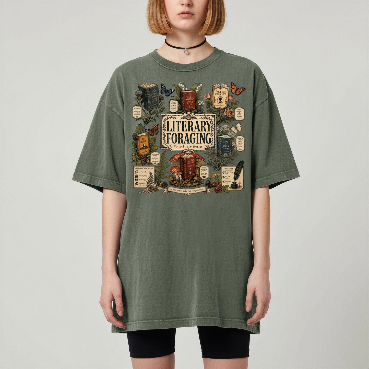 Literary Foraging — Classic Literature Tee