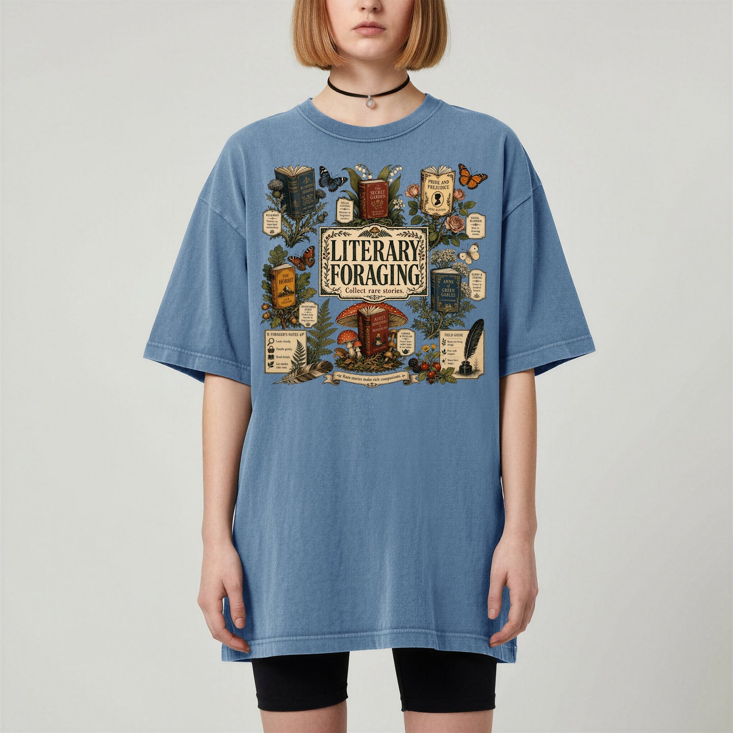 Literary Foraging — Classic Literature Tee