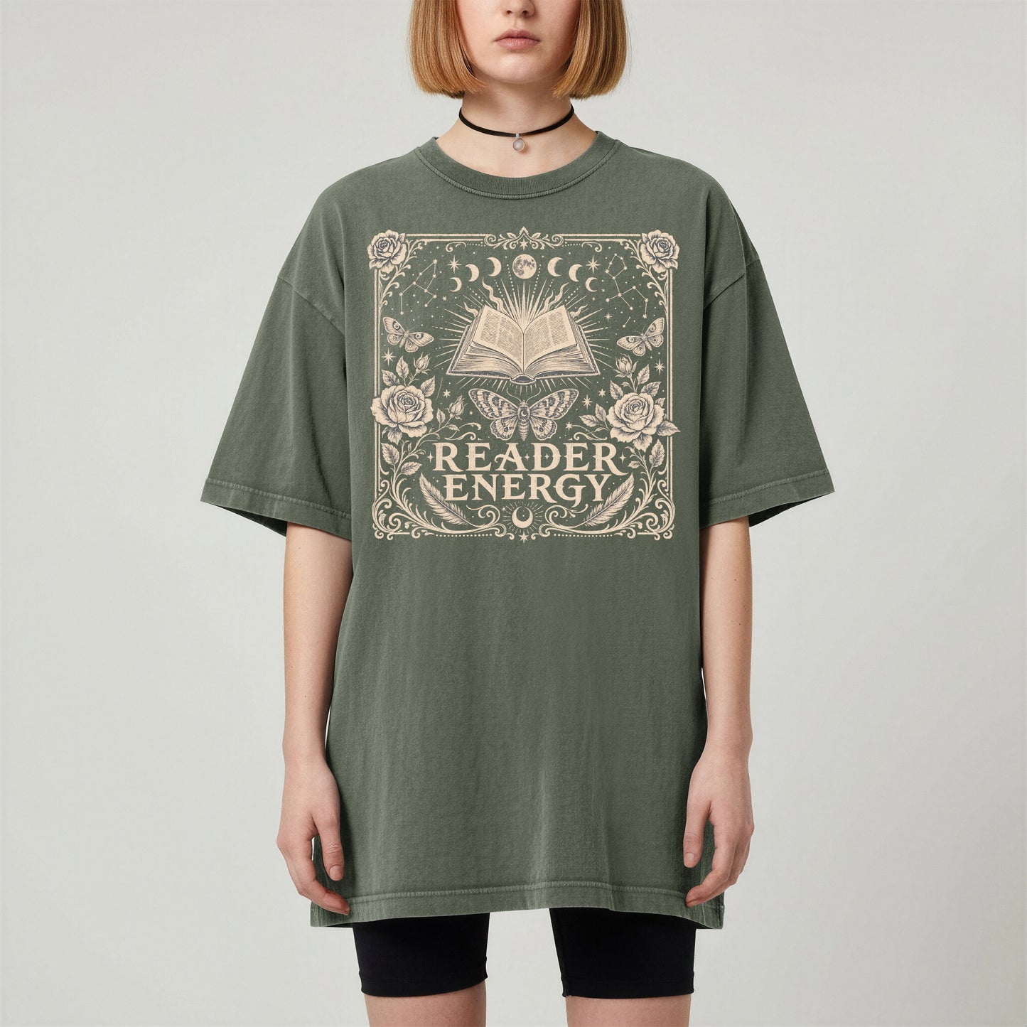 Reader Energy — Celestial Book Lover Tee