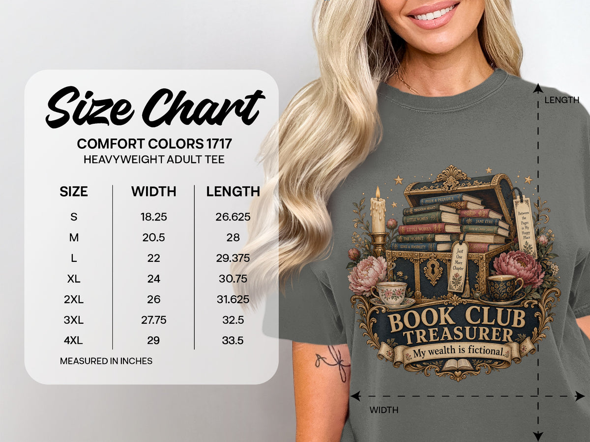 Book Club Treasurer — Funny Book Club Tee