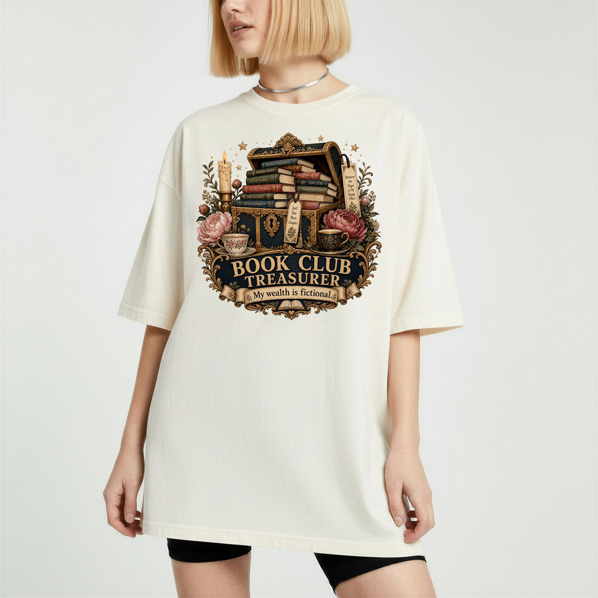 Book Club Treasurer — Funny Book Club Tee