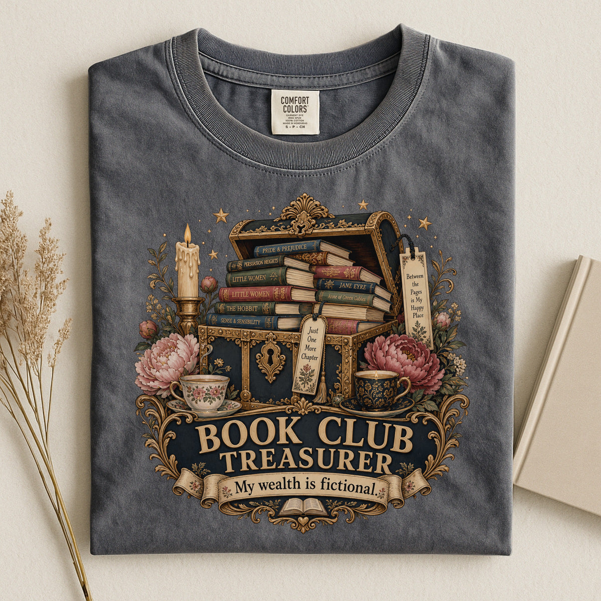 Book Club Treasurer — Funny Book Club Tee