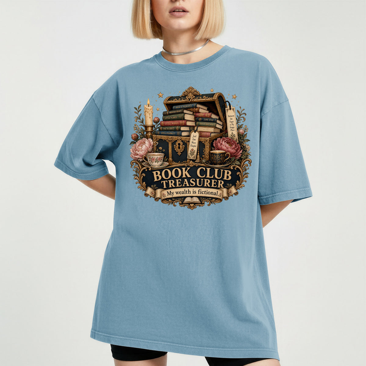 Book Club Treasurer — Funny Book Club Tee