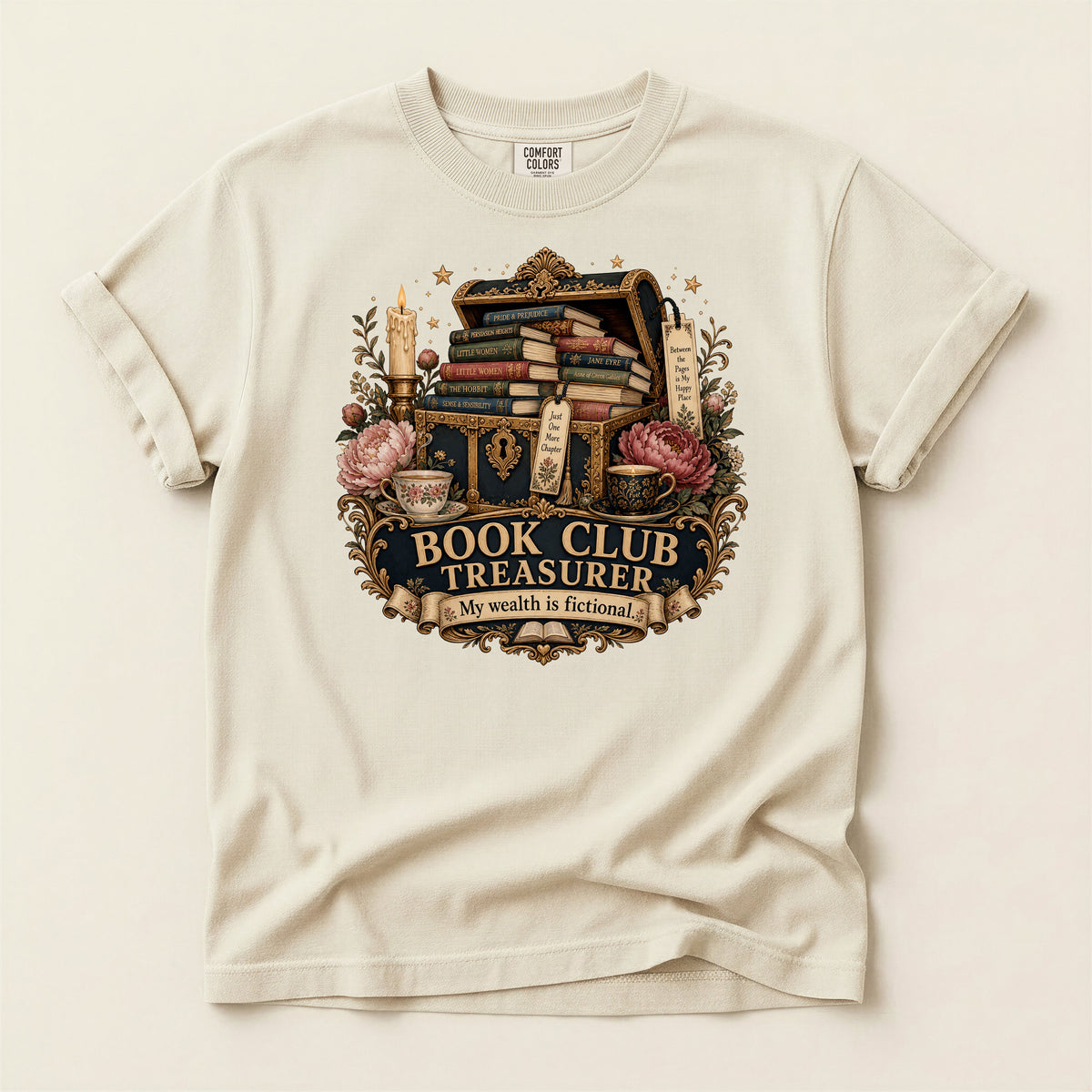 Book Club Treasurer — Funny Book Club Tee
