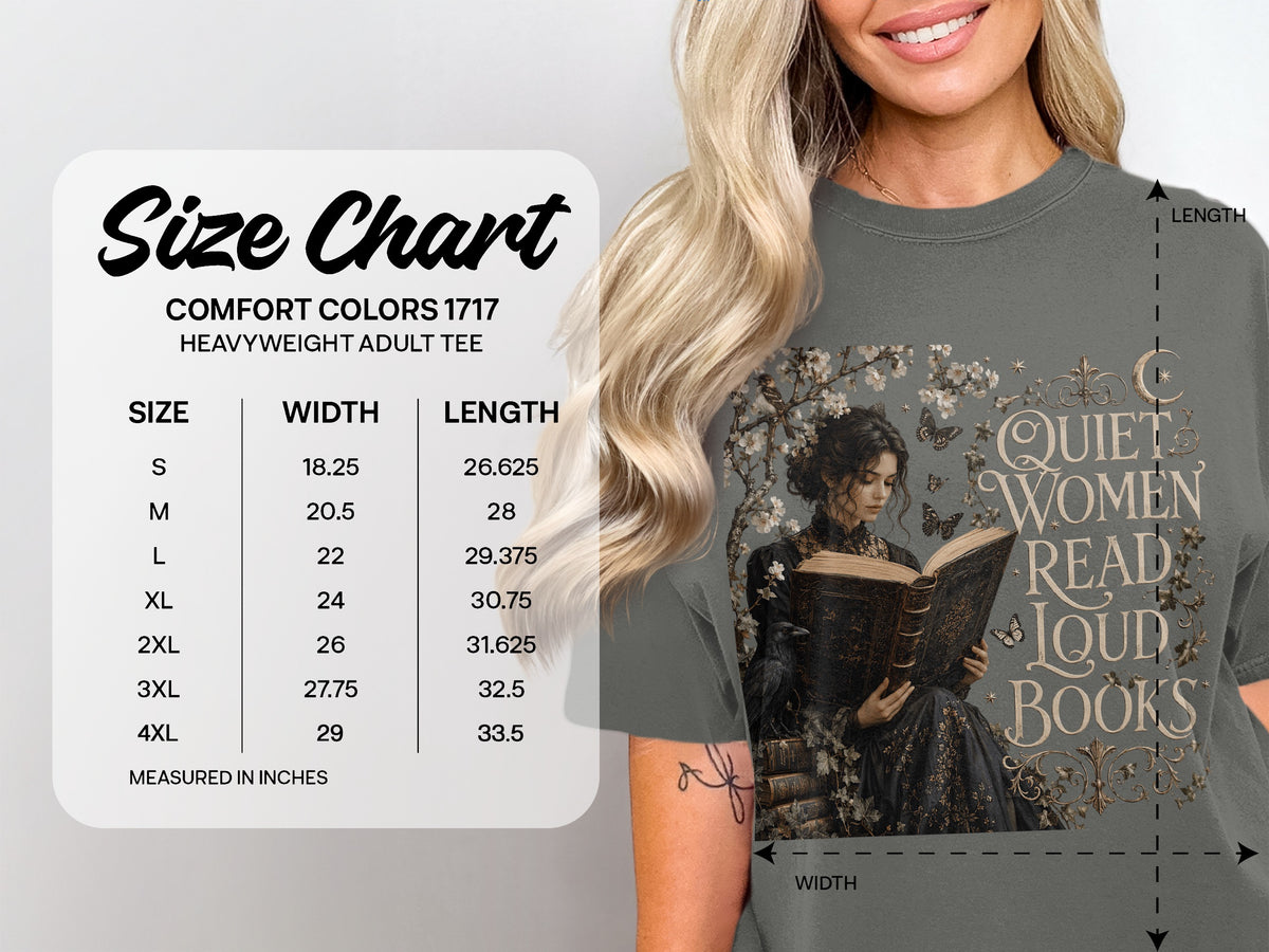 Quiet Women Read Loud Books — Bookish Feminist Tee