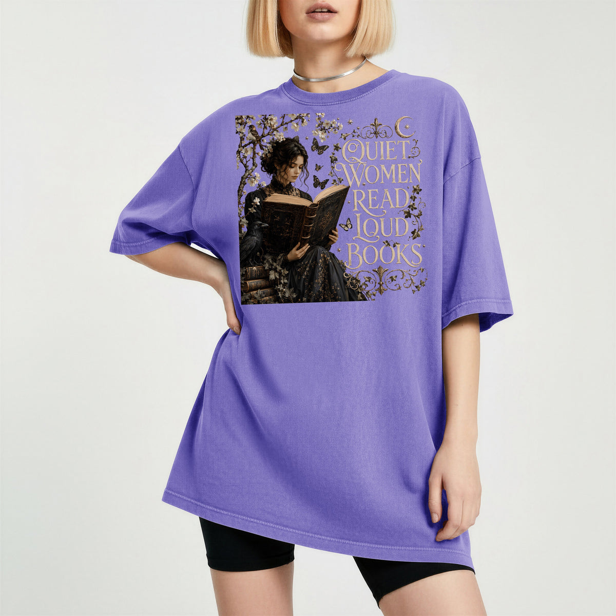 Quiet Women Read Loud Books — Bookish Feminist Tee