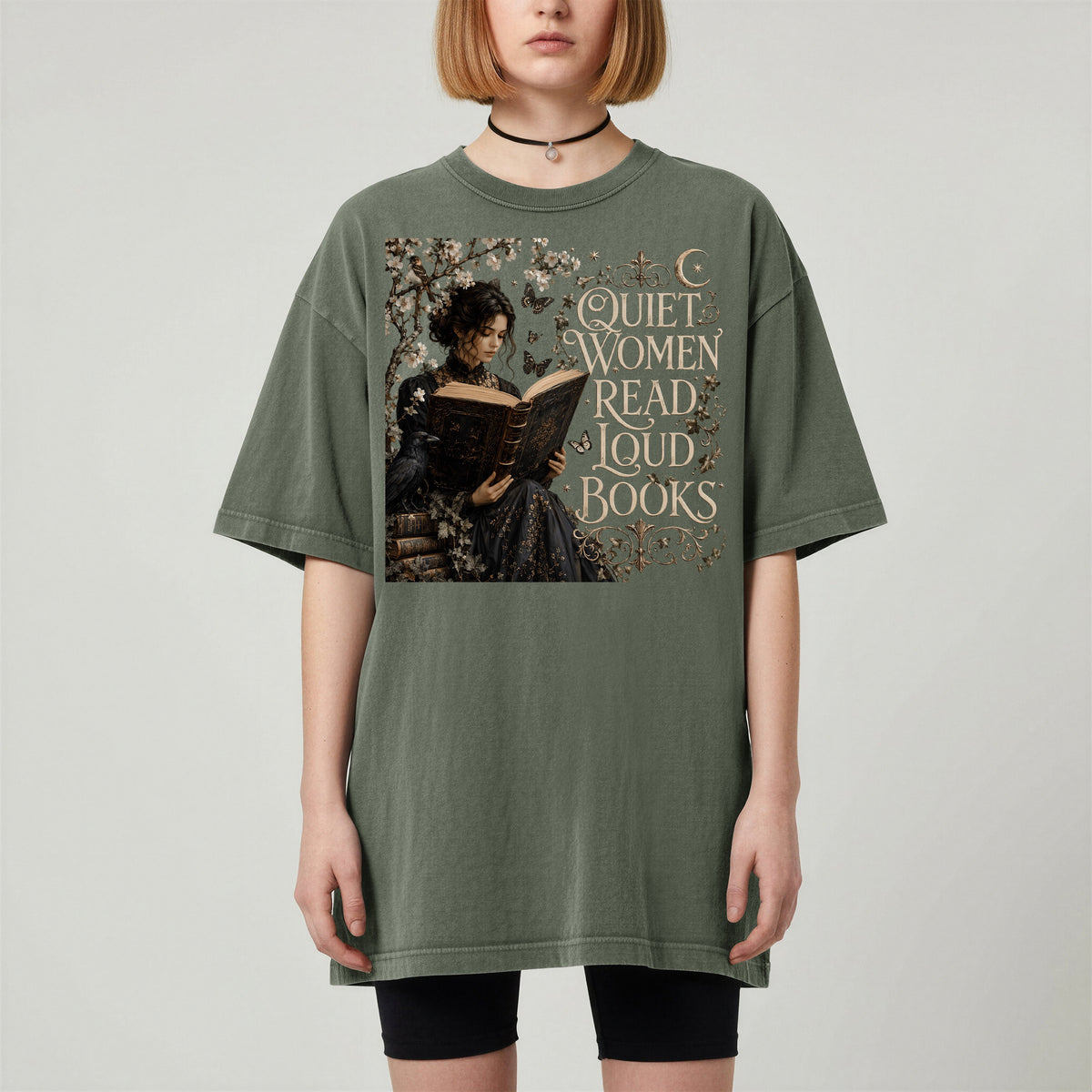 Quiet Women Read Loud Books — Bookish Feminist Tee