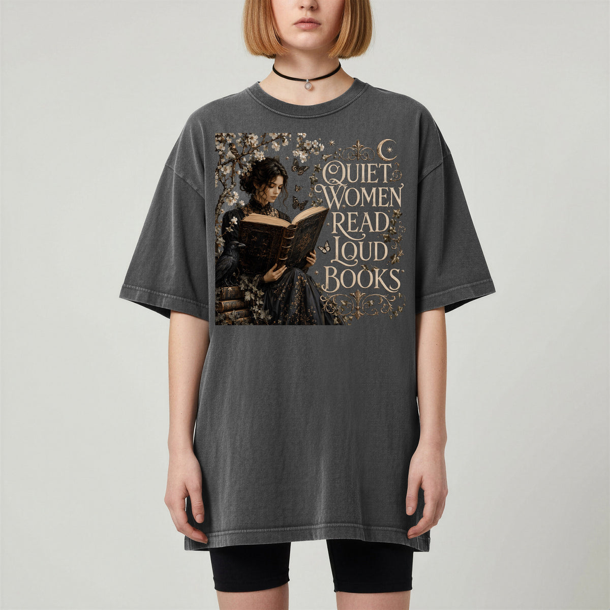 Quiet Women Read Loud Books — Bookish Feminist Tee