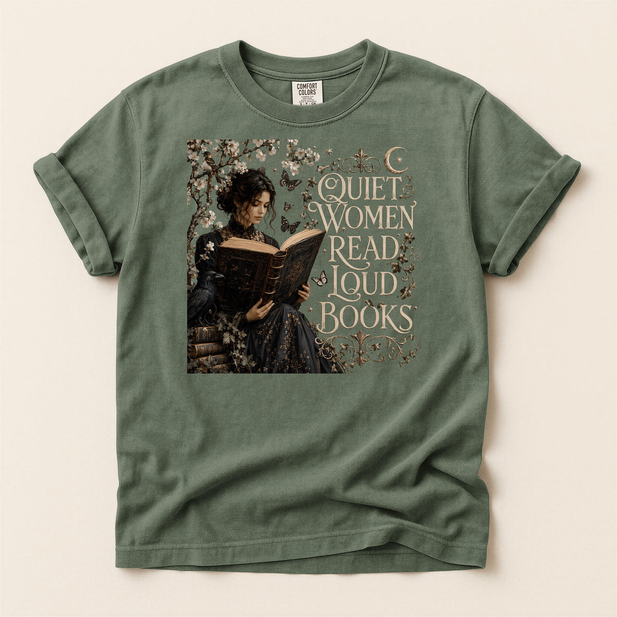 Quiet Women Read Loud Books — Bookish Feminist Tee