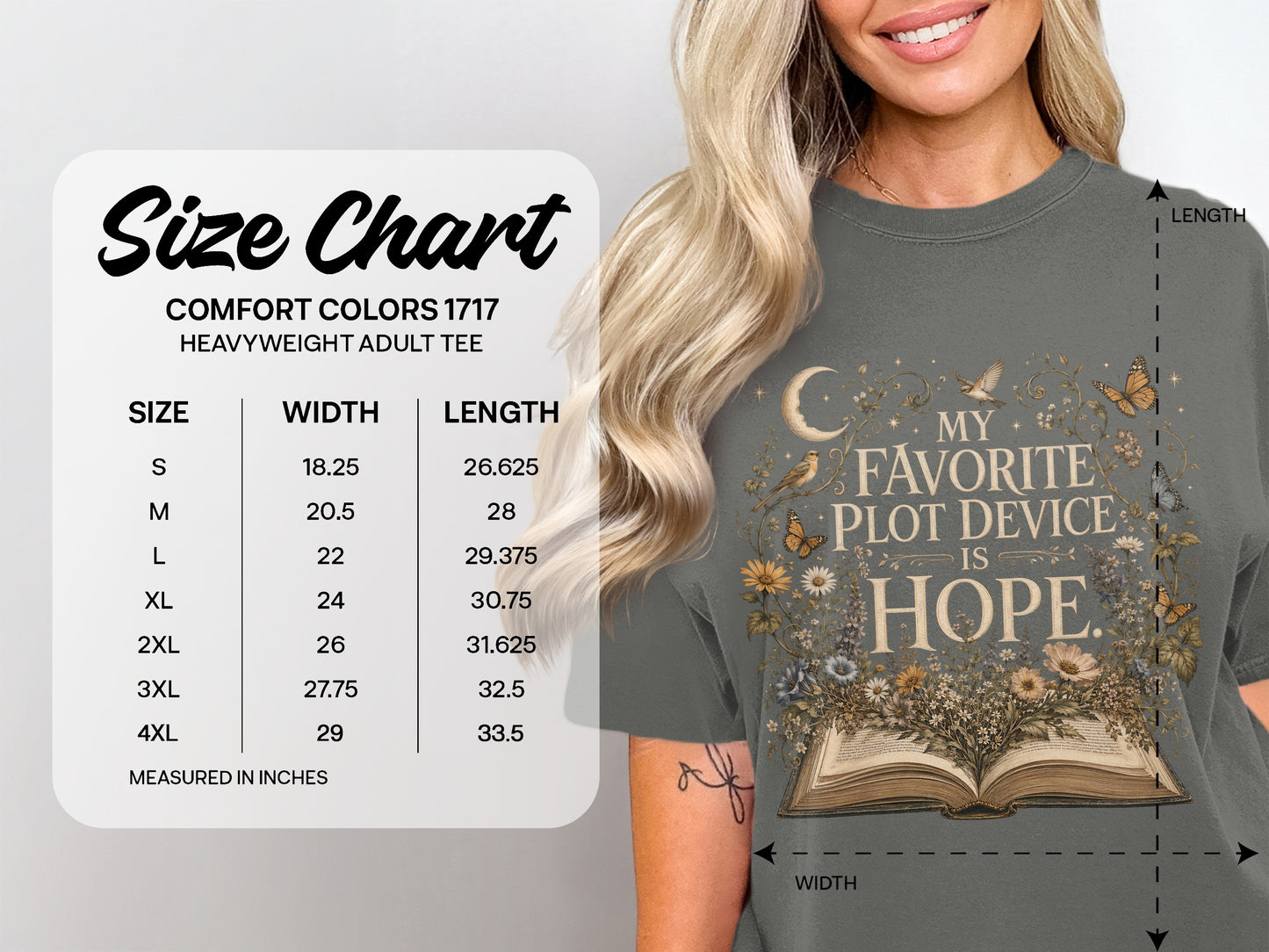My Favorite Plot Device Is Hope — Bookish Reader Tee