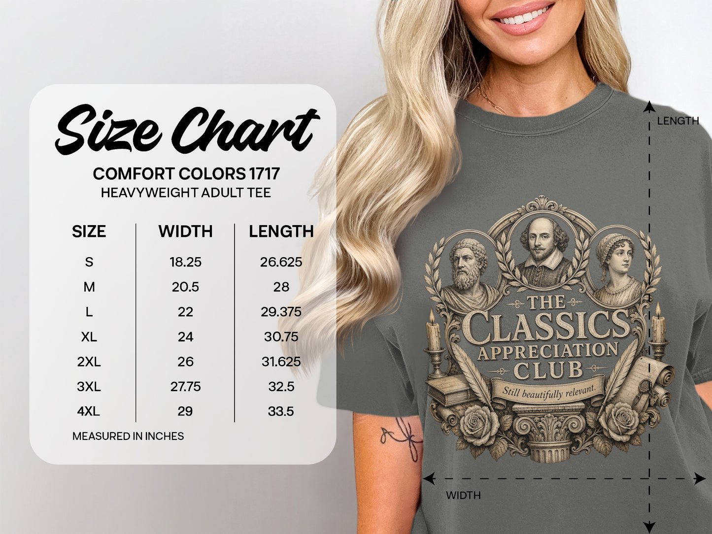 The Classics Appreciation Club — Classic Literature Tee