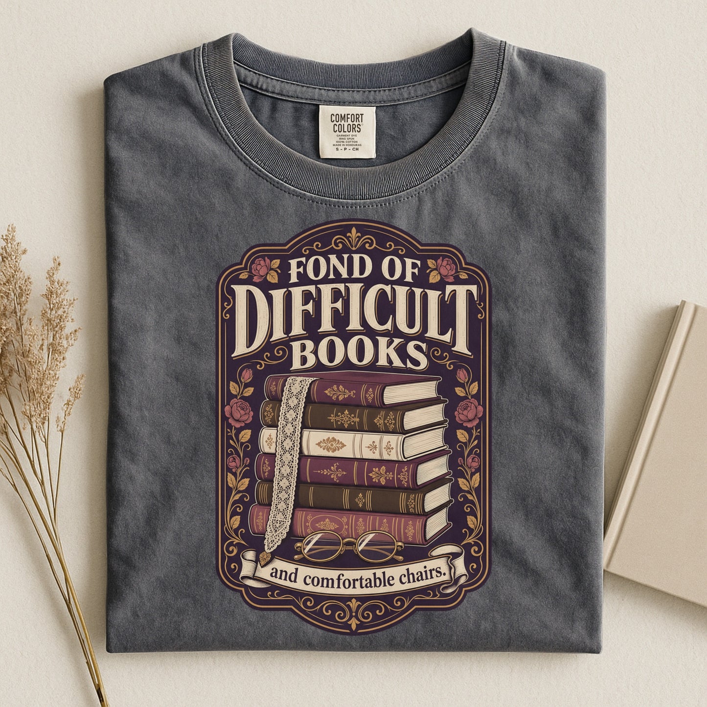 Fond of Difficult Books — Classic Literature Tee