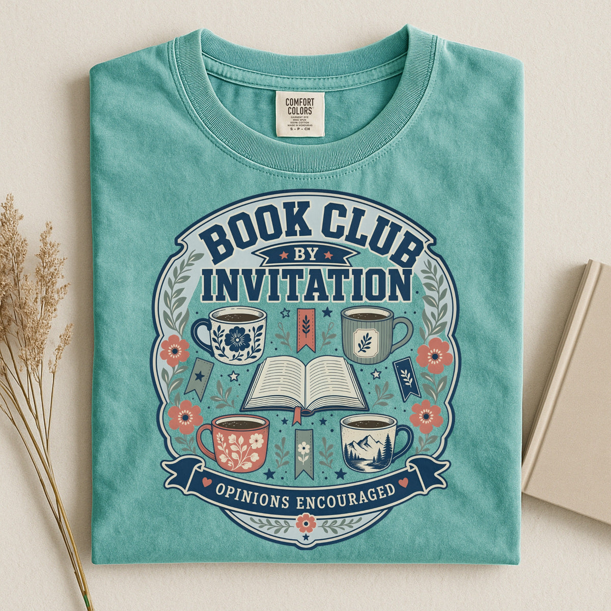 Book Club by Invitation — Book Club Friends Tee