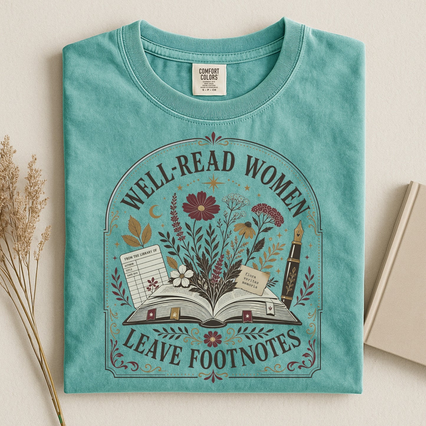 Well-Read Women Leave Footnotes — Bookish Tee