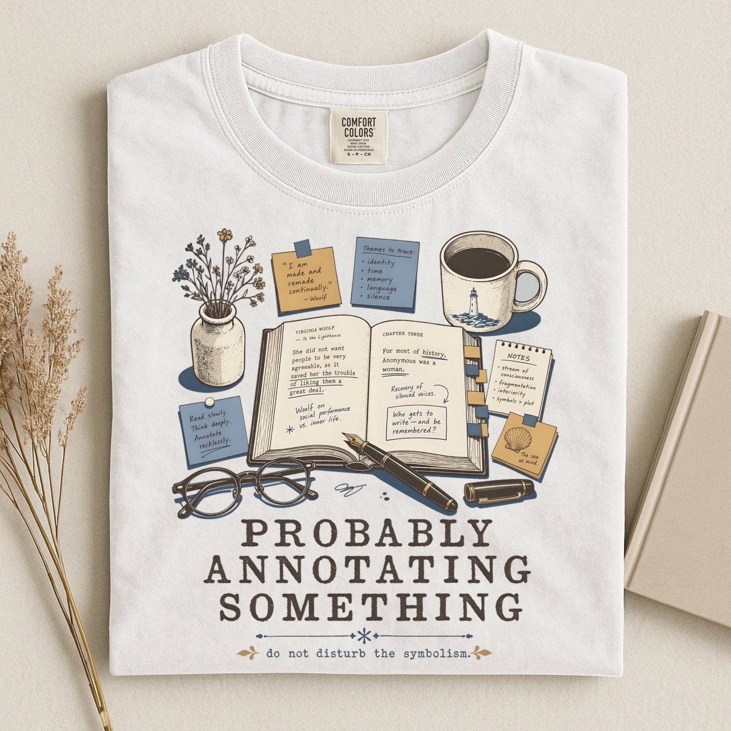 Probably Annotating Something — Literary Reader Tee