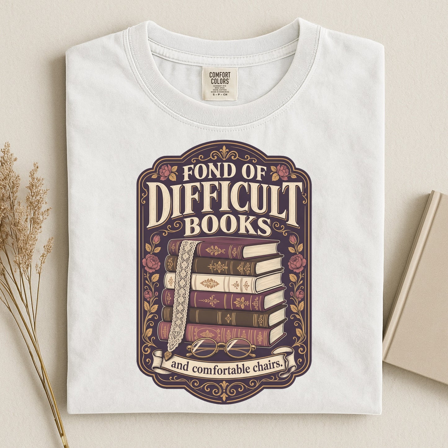 Fond of Difficult Books — Classic Literature Tee
