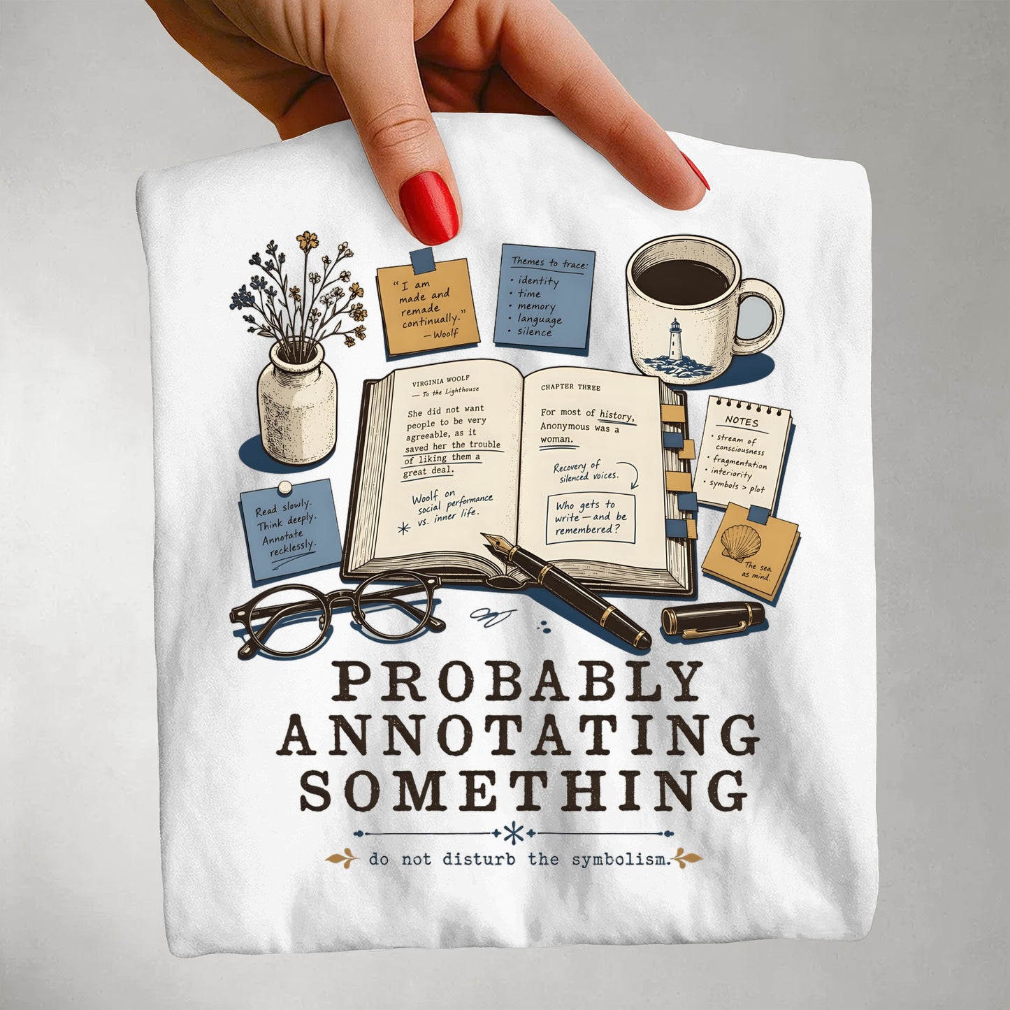 Probably Annotating Something — Literary Reader Tee