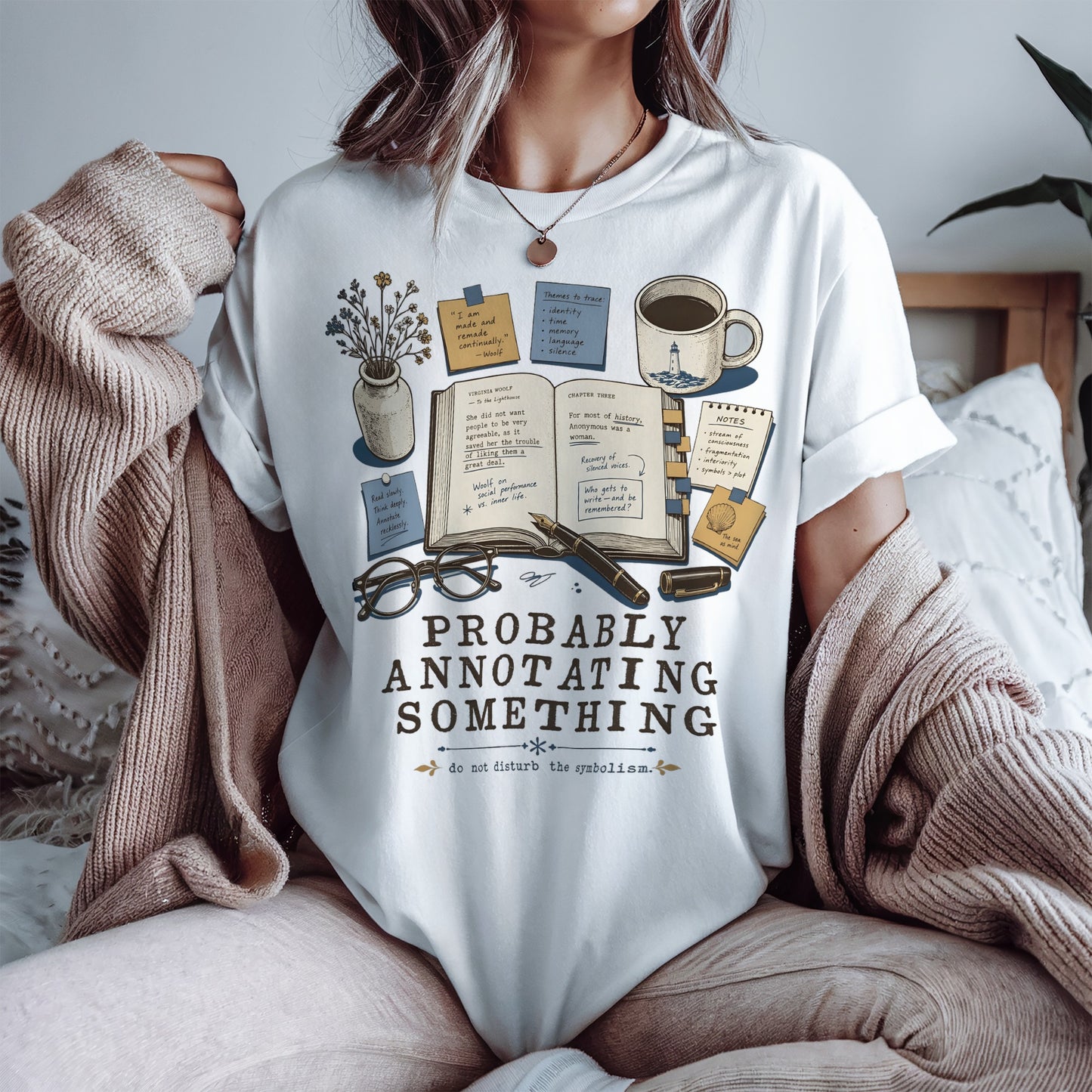 Probably Annotating Something — Literary Reader Tee